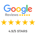 5 stars google reviews